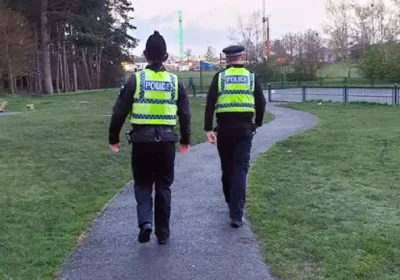Officers on patrol. Picture: Dorset Police