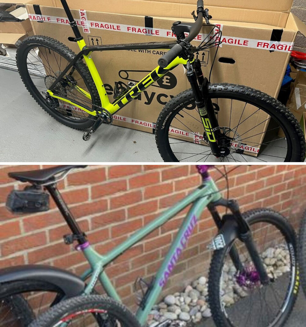 The bikes were stolen from a property in Sandbanks, Poole. Pictures: Dorset Police