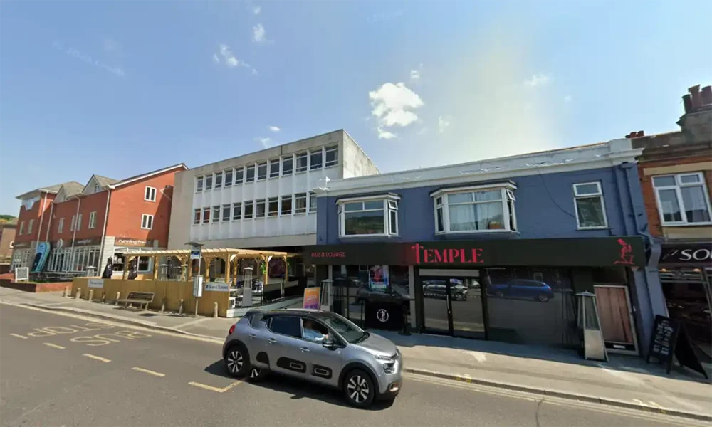 The incident unfolded at the Temple bar, in Bournemouth Road, Poole. Picture: Google
