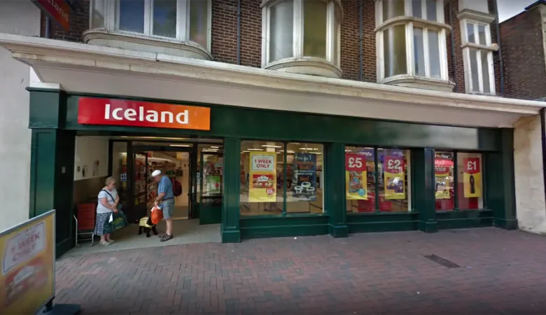 The incident happened outside the former Iceland in Poole High Street, Picture: Google