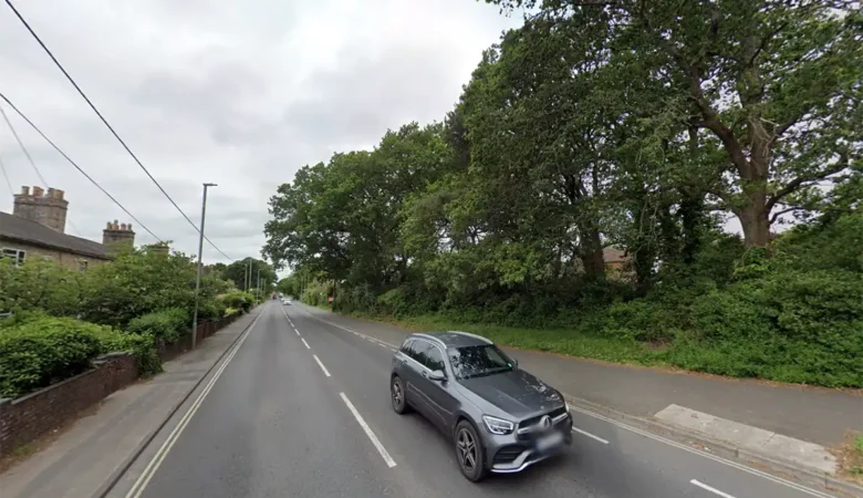 The incident happened on Sandford Road, near Wareham. Picture: Google