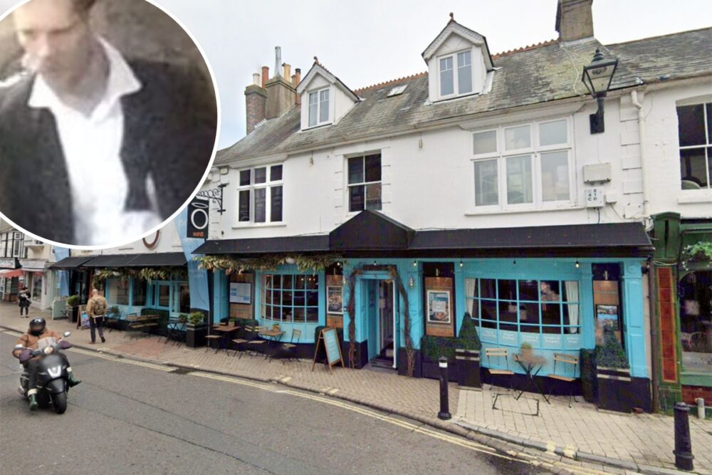 Officers want to trace this person after an incident outside Soho in Christchurch. Pictures: Dorset Police/Google