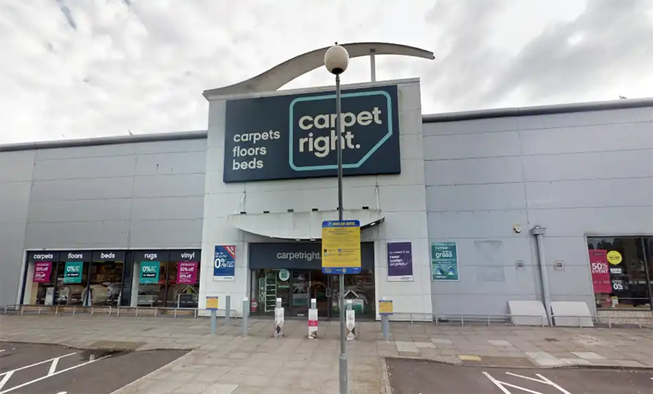 Carpetright in Poole - which will stay open for now. Picture: Google