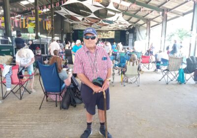 Anthony Collyer at this year's Purbeck Valley Folk Festival