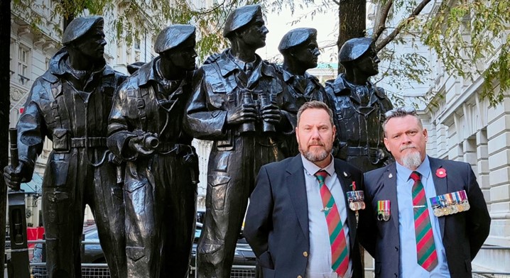 The Hairy Veterans, Mike Roberts and Dave Roberts Picture: The Hairy Veterans