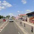 The robbery occurred near the Esso roundabout, on the A35, in Christchurch. Picture: Google