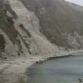 Large boulders have already fallen from the cliff Picture: Lulworth and Durdle Door Rangers