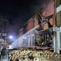 The fire devastated the building last month Picture: Dorchester Fire Station