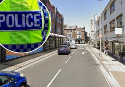 The alleged incident occurred in Trinity Street, Dorchester, police said. Picture: Google