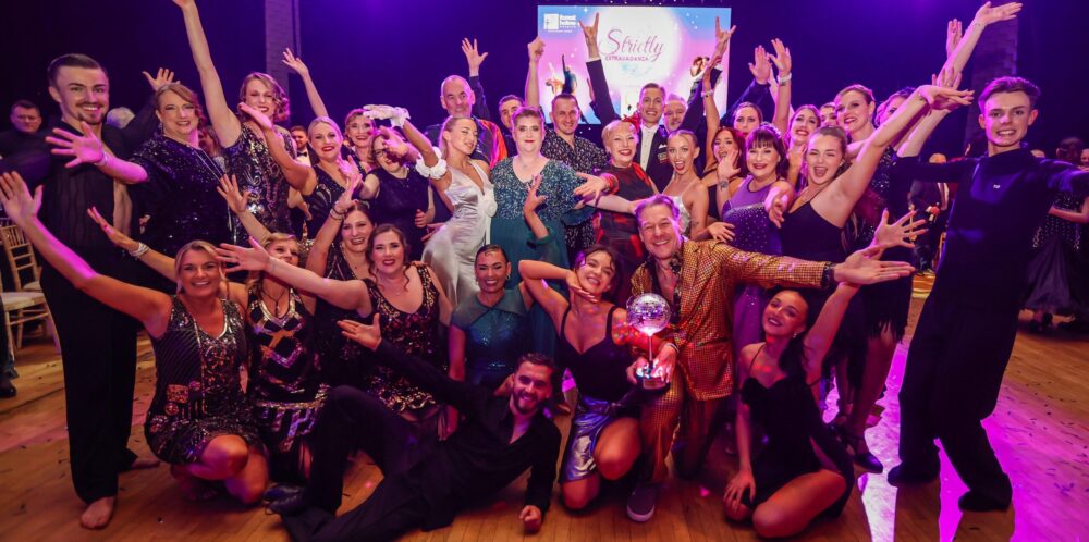 Strictly participants with winner Tom Redman and his professional partner Diana Coojacar Picture: Paul Collins
