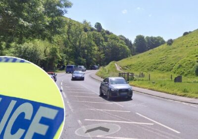 Officers followed the vehicle along the A351 past Corfe Castle where it made off at speed and failed to stop Picture: Google