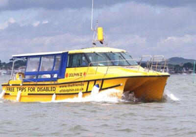 Dolphin enables disabled people to see areas of Poole Harbour they may not normally be able to see Picture Friends of Dolphin