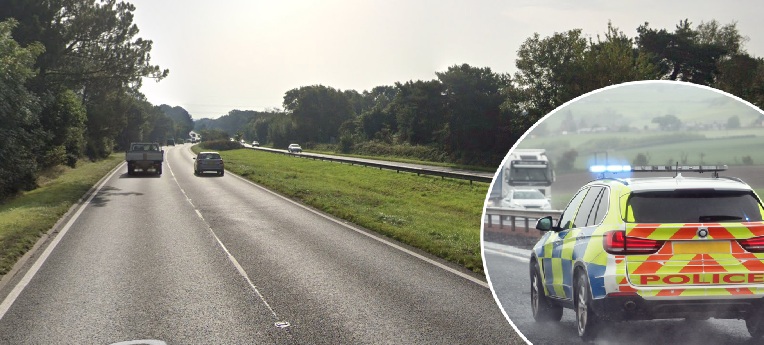 Luckily, no one was hurt in the crash Picture: Google