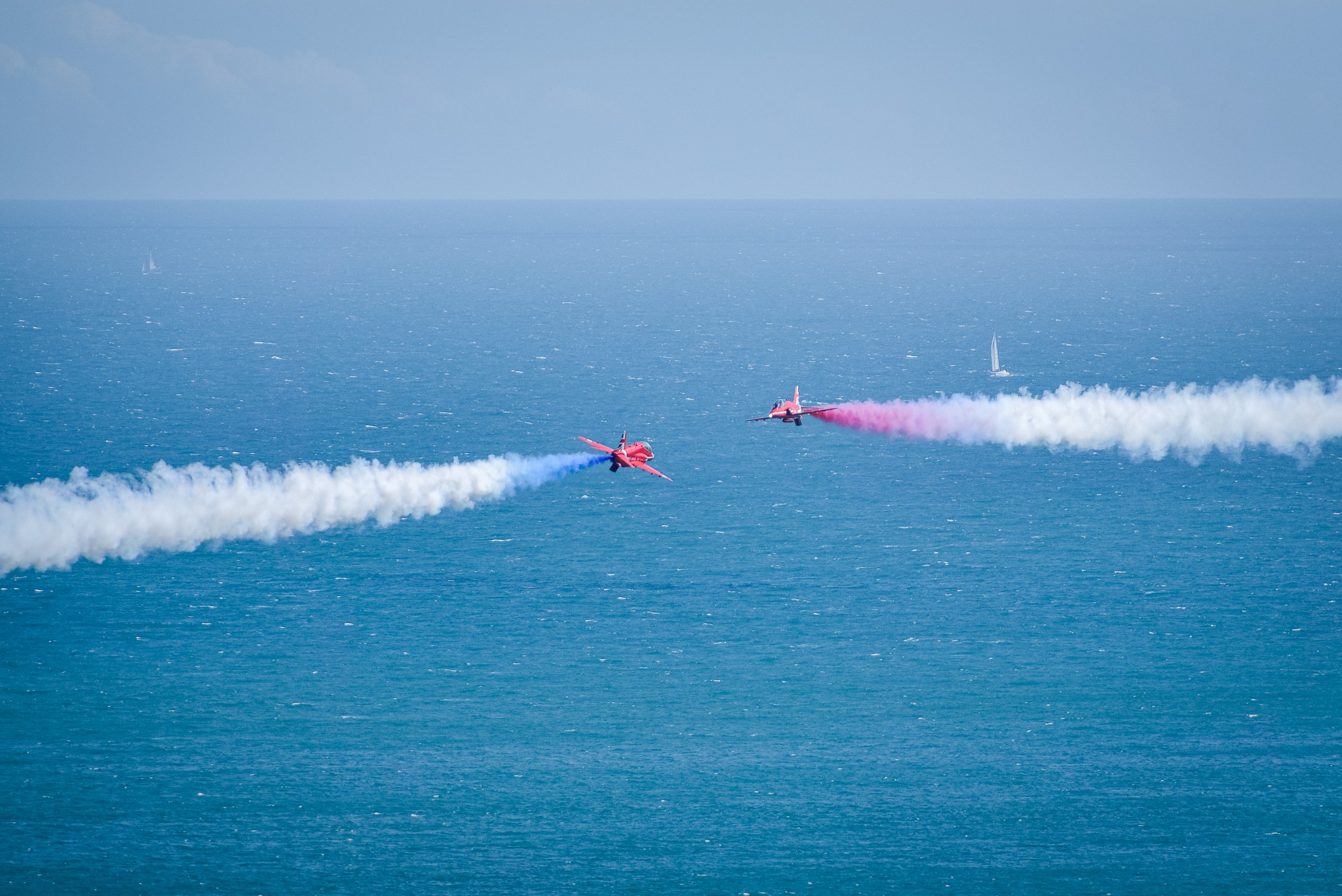 Onlookers can expect intricate displays from the Red Arrows to open this year's carnival Picture: Swanage Carnival
