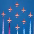 The Red Arrows will take to the skies above Swanage Carnival on July 26. Picture: RAF