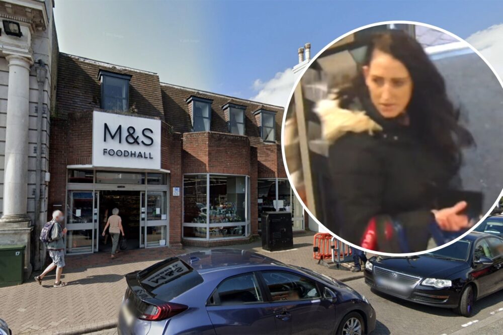 The incident unfolded at M&S in Christchurch. Pictures: Google/Dorset Police