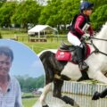 12-year-old Lily and three-time Olympic medal holder William Fox-Pitt (inset) Pictures: RAC Saddle Club