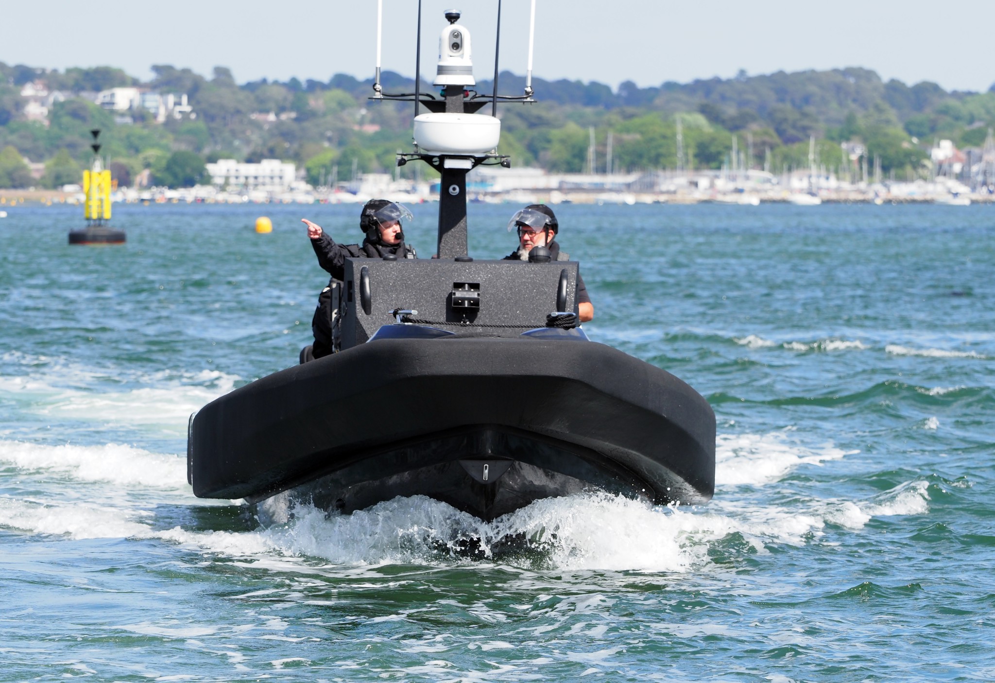 One of the new boats - a tactical rib boat called Invictus Picture: Dorset Police