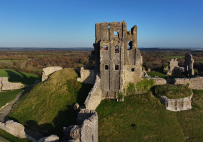 The Kings' view platform within the Keep at Corfe Castle Picture: National Trust/Richard Gregory