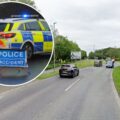 The crash happened on the A351 Wareham Road, near the Blackhill Roundabout. Picture: Google