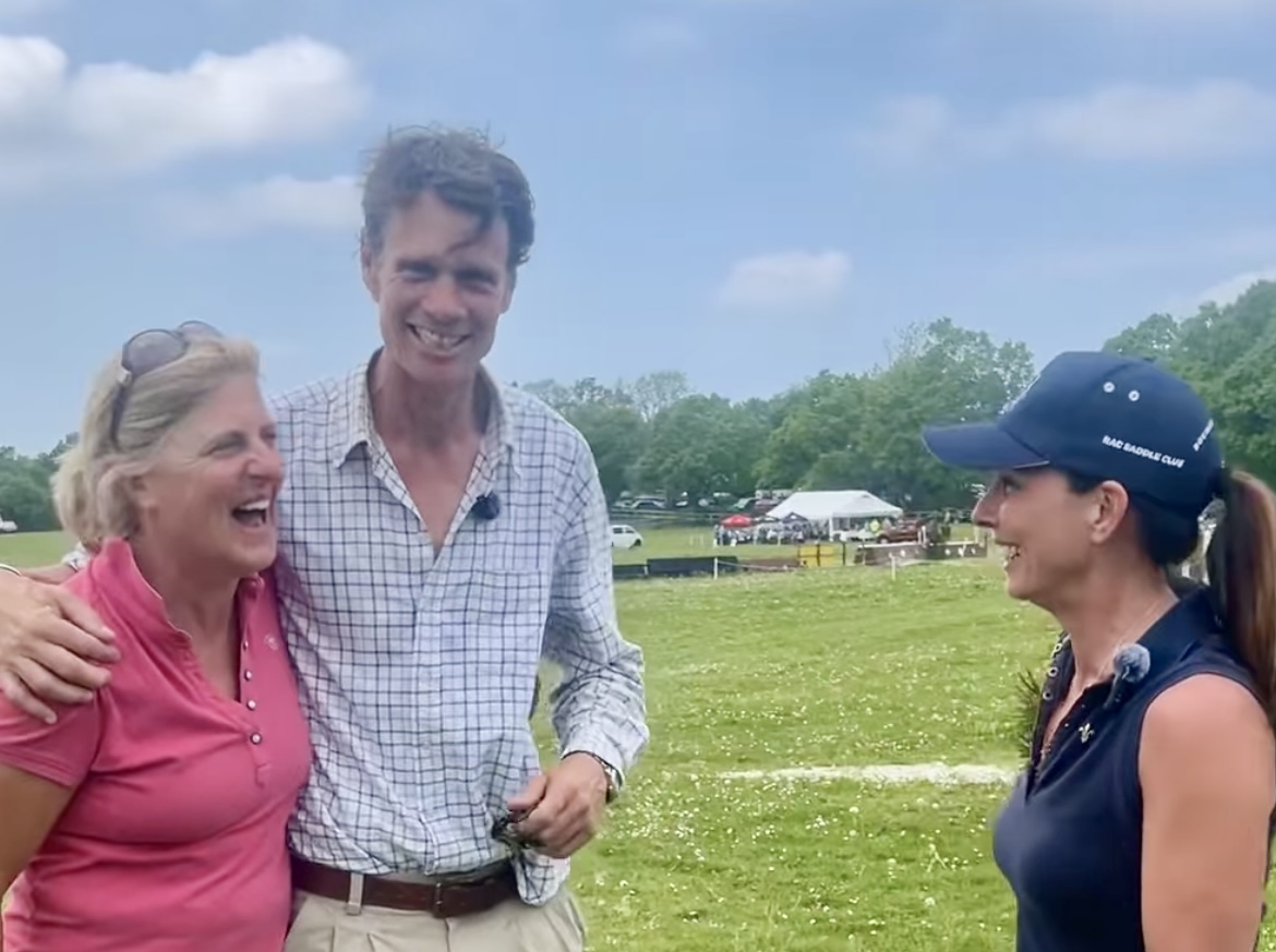 William Fox-Pitt with Tina Cook Picture: RAC Saddle Club