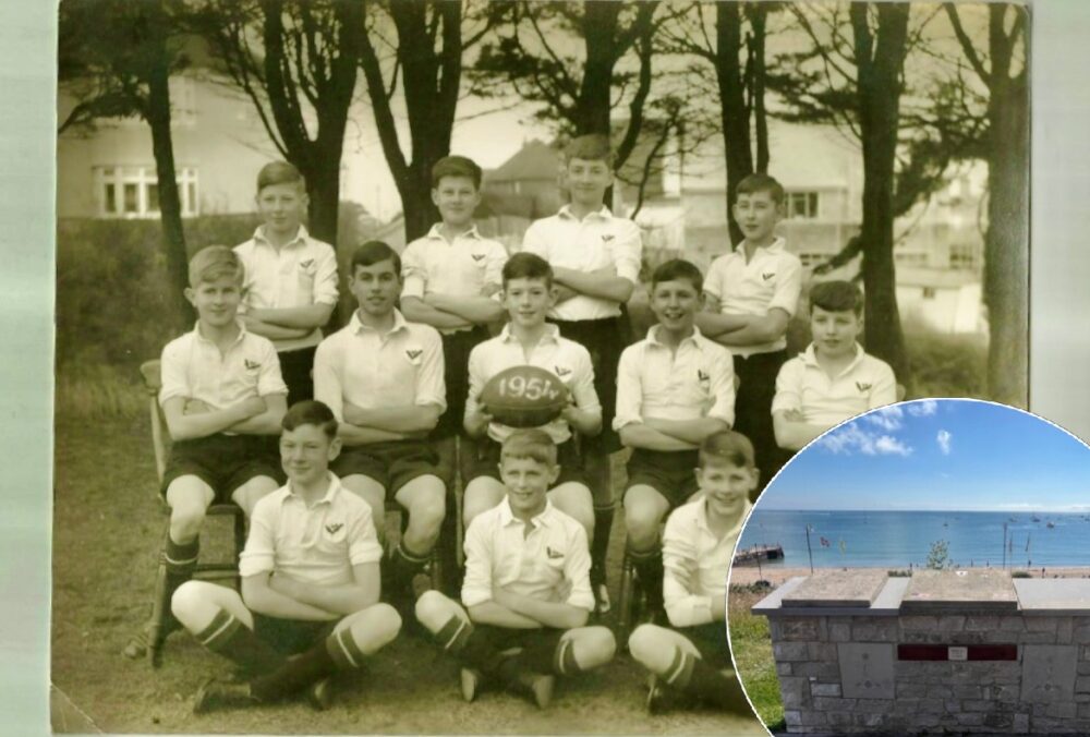 Forres School rugby team in 1954, David North-Lewis back row second from left Picture: Seb Warner