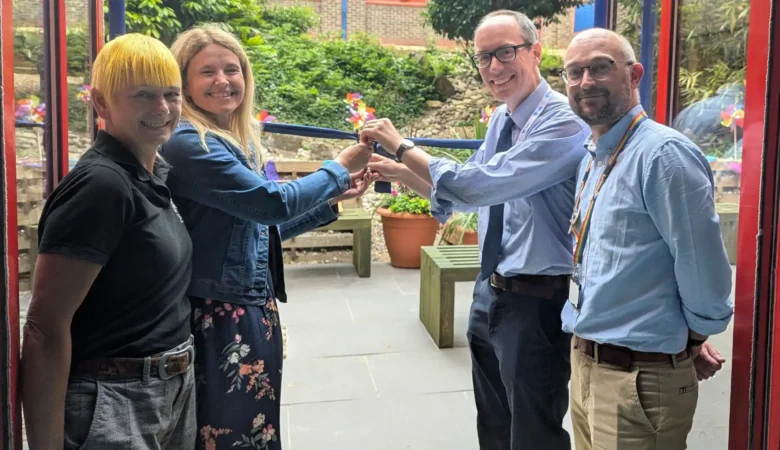 The new sensory garden has been opened at Dorset County Hospital