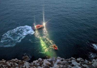 The emergency phone at Anvil Point proved vital to the rescue, Swanage Coastguard said Picture: Swanage Coastguard Rescue Team
